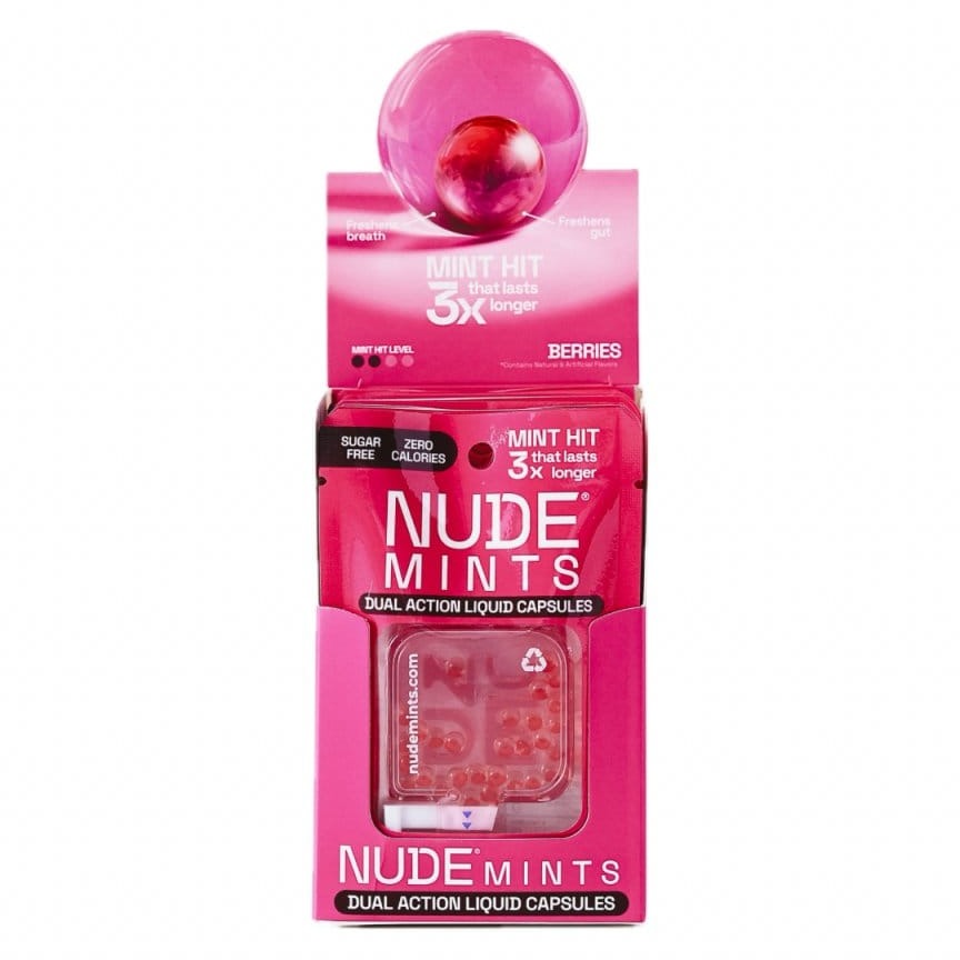 Nude Mints – معطر فم ثنائي التأثير